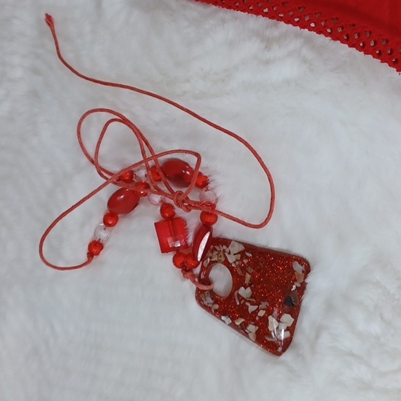 WOMANS Strapless Sexy Festive Top & Free Necklace M - Picture 5 of 9